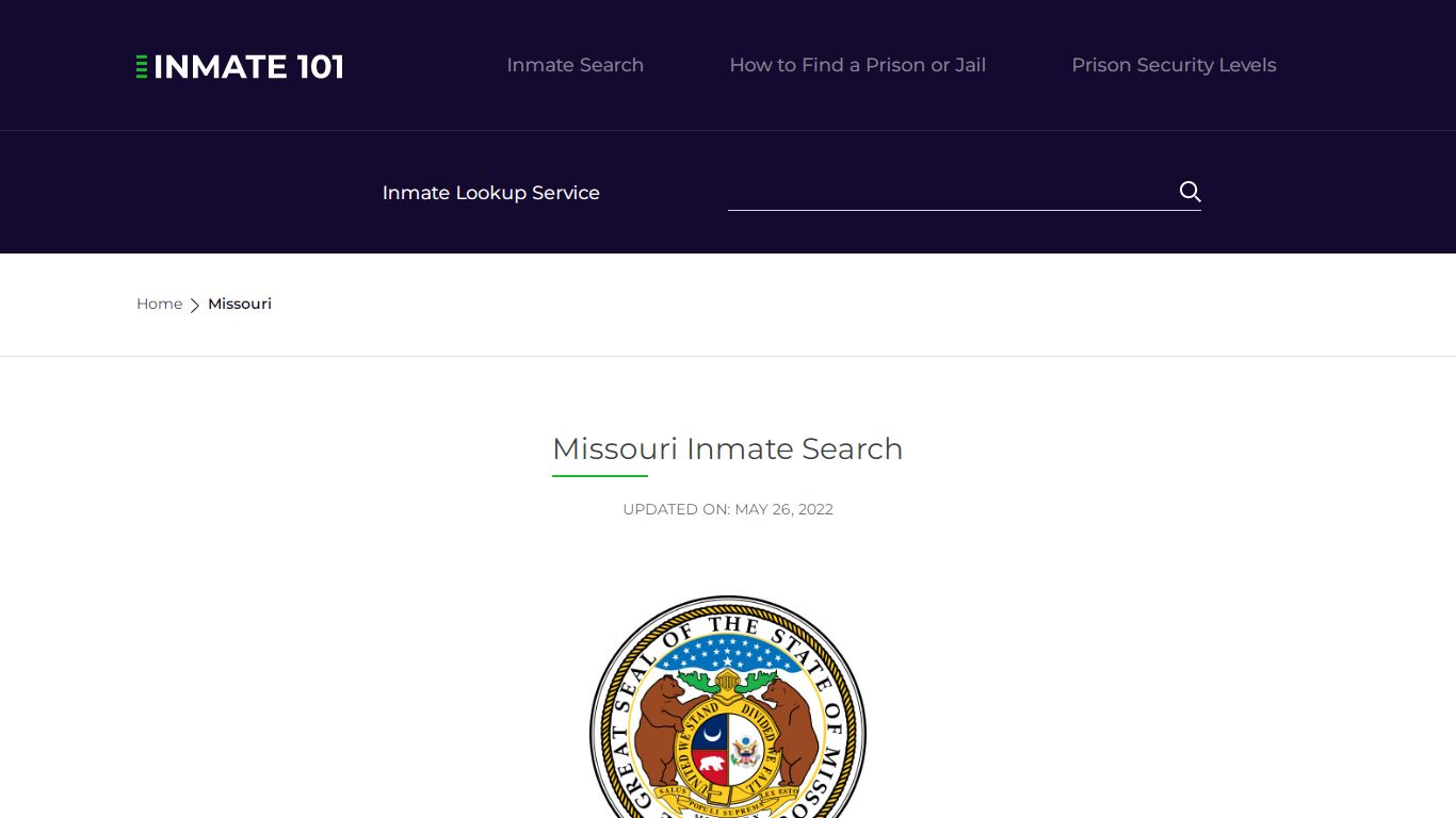 Missouri Inmate Search – Missouri Department of ...